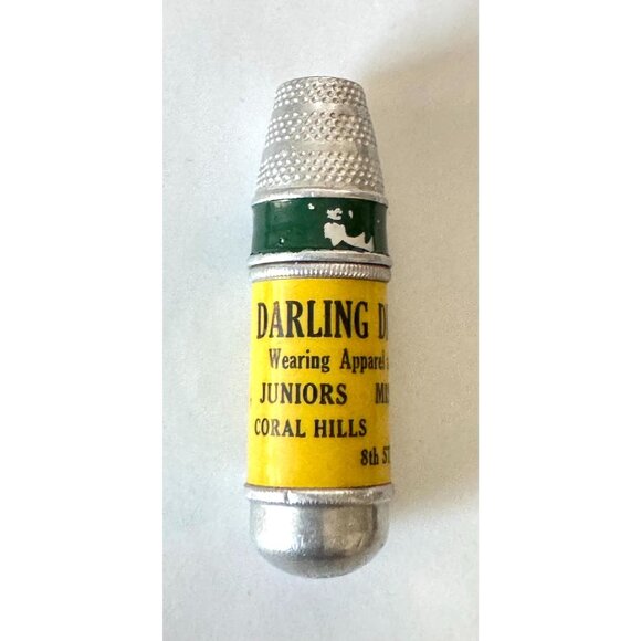 Darling Dress Shop Other - Vintage Darling Dress Shop Sewing Kit Thimble Advertising Coral Hills Langley Pa